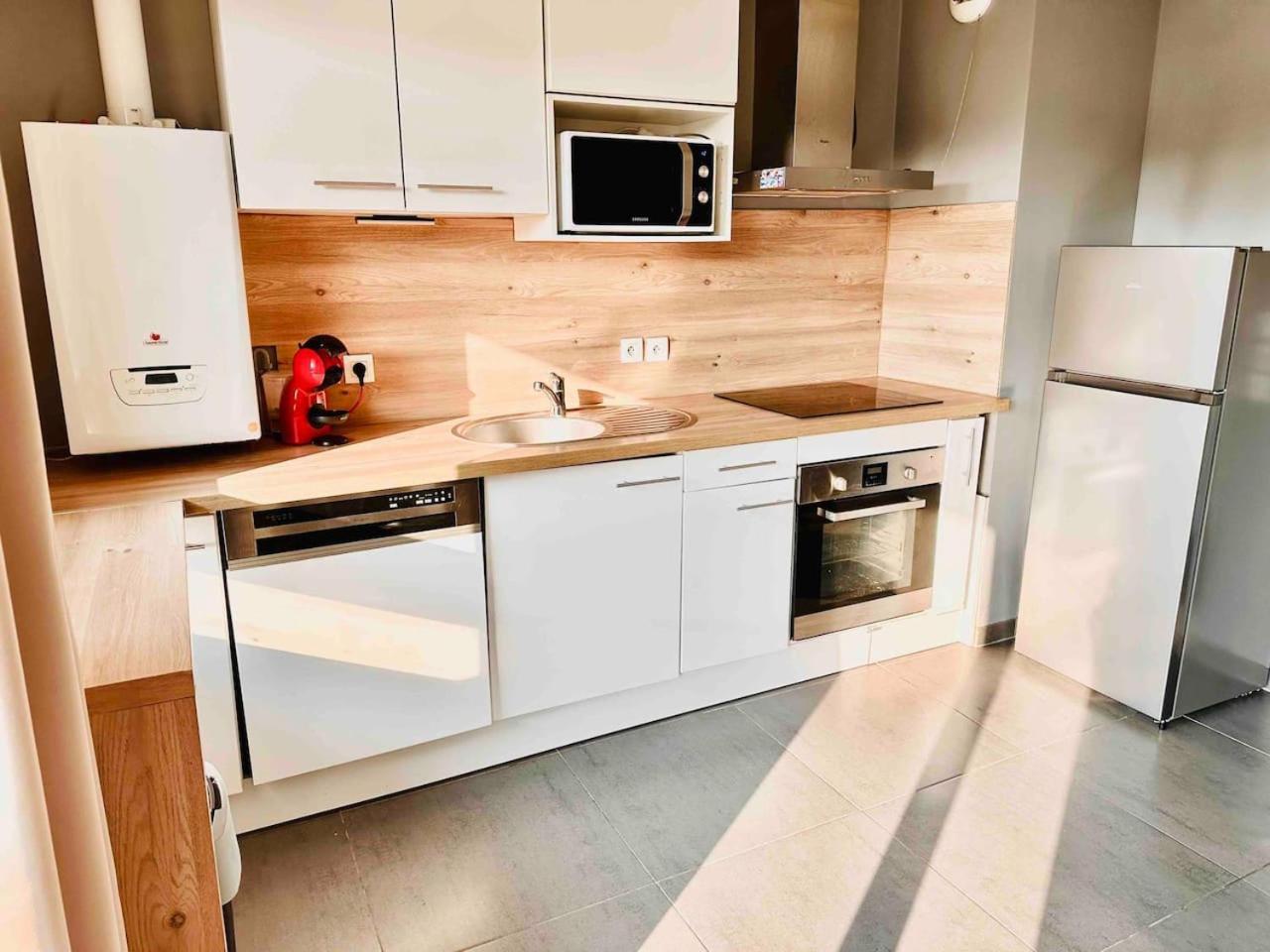 Btobed - Location Professionnelle - Appartement 4 Personnes Parking Gratuit - Proche Parc Des Expositions Et Aeroport Cdg Villepinte  Exterior foto